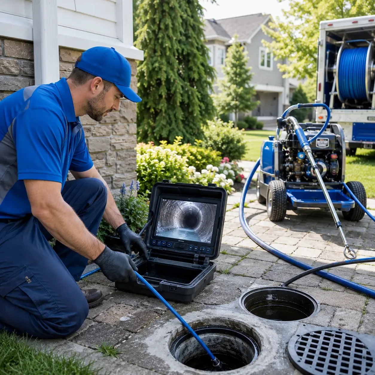 Outdoor drain cleaning professionals serving Centerville, IA