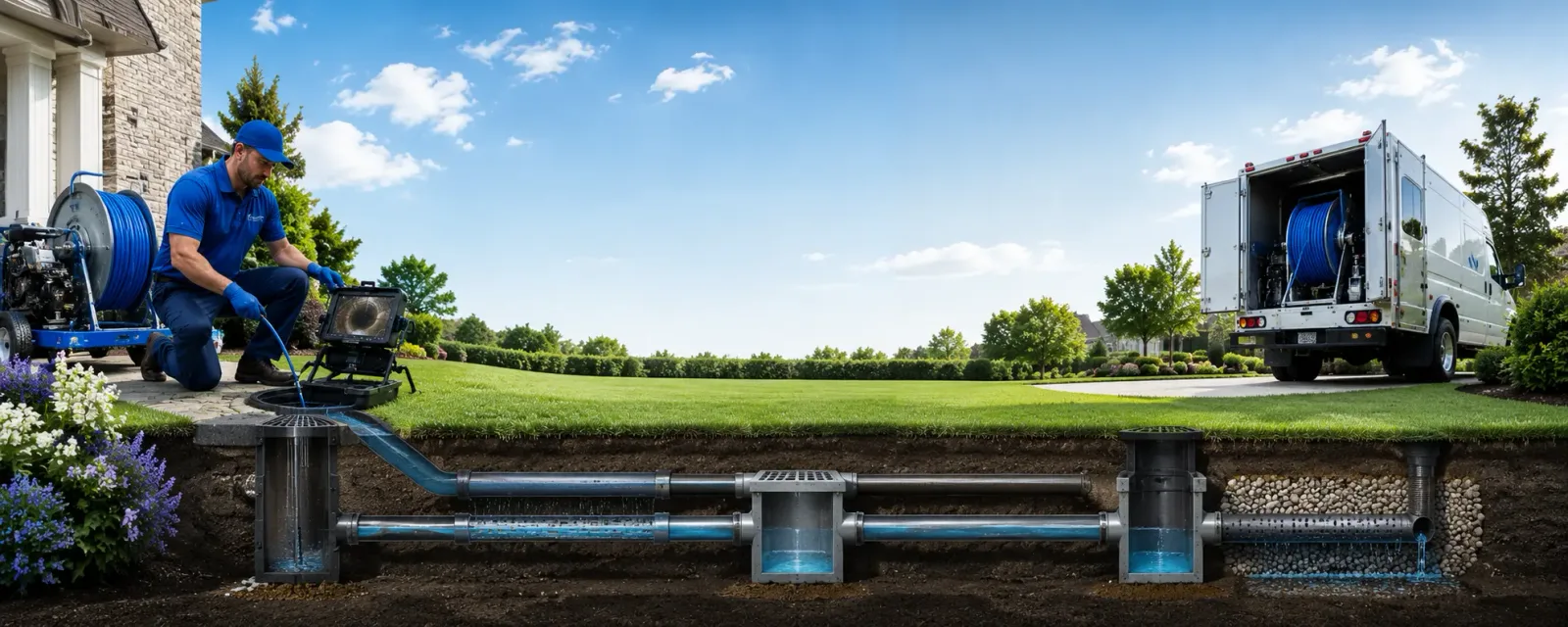 Outdoor drain cleaning information for Centerville, IA